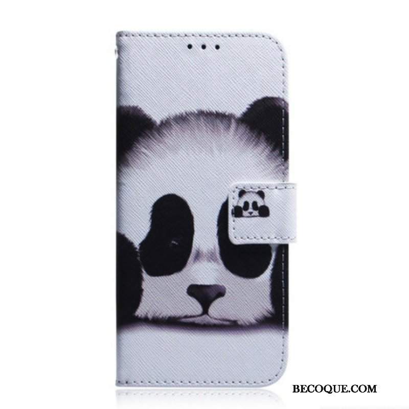 Etui Folio do Poco M3 Pro 5G Twarz Pandy