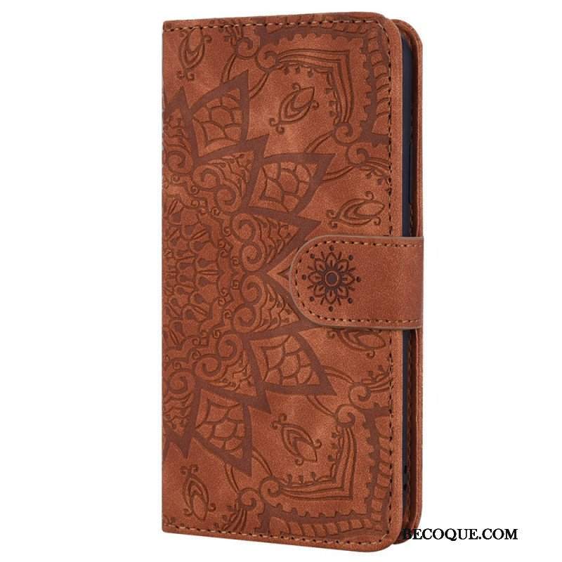 Etui Folio do Poco M4 Pro 5G Barokowo-mandala