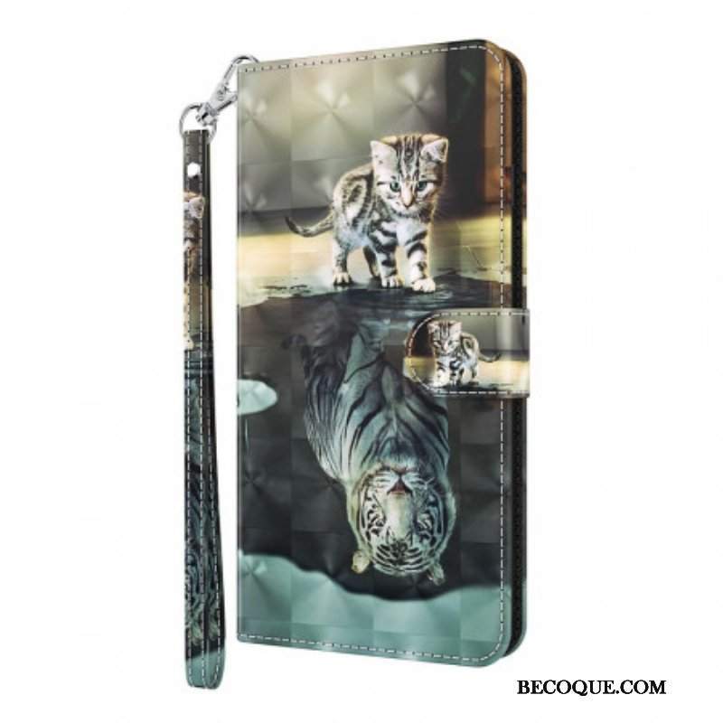 Etui Folio do Poco M4 Pro 5G Ernest Tygrys