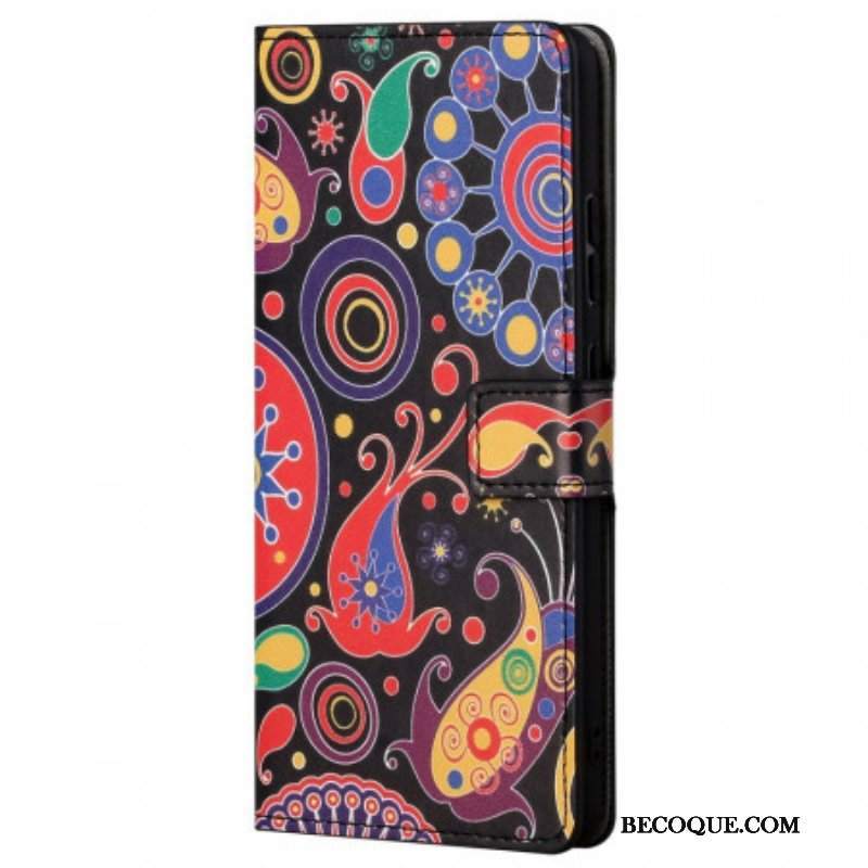 Etui Folio do Poco M4 Pro 5G Projekt Galaktyki