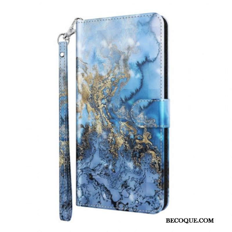 Etui Folio do Poco M4 Pro 5G Szalony Marmur