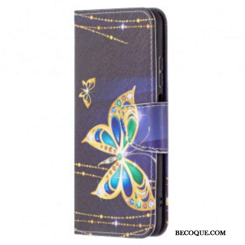 Etui Folio do Poco M5s Magiczny Motyl