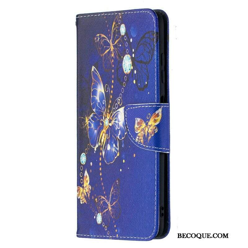 Etui Folio do Poco X3 / X3 Pro / X3 NFC Magiczne Motyle