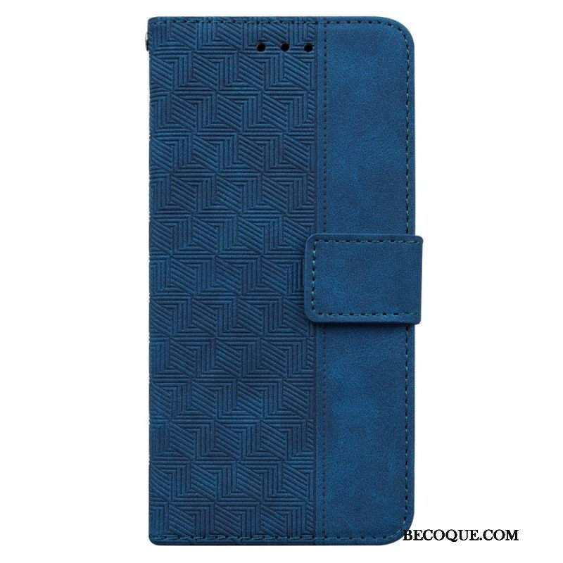 Etui Folio do Realme GT Neo 3 Wzory Geometryczne