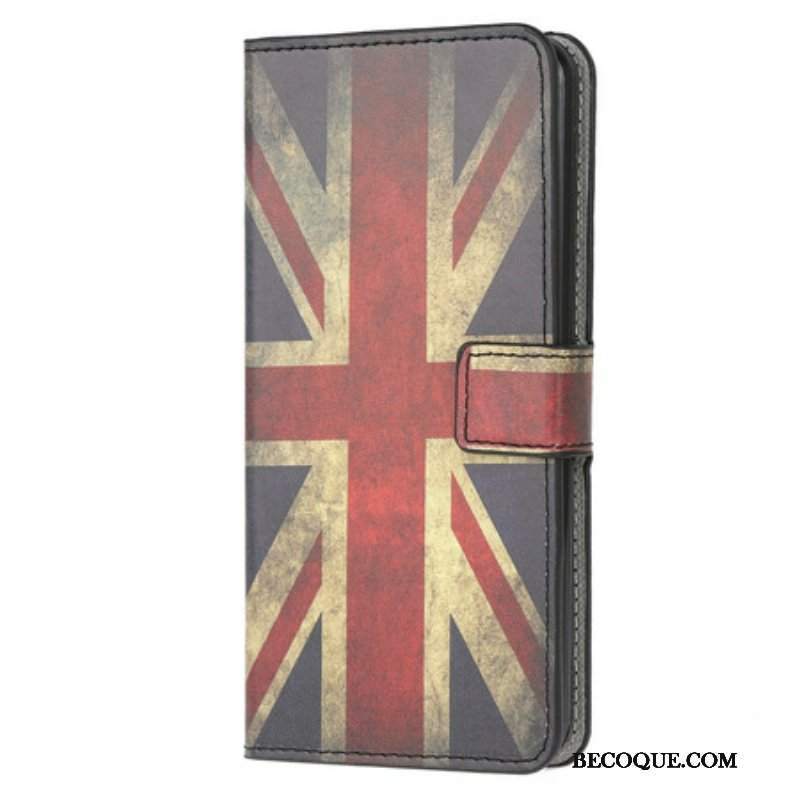 Etui Folio do Samsung Galaxy A42 5G Flaga Anglii