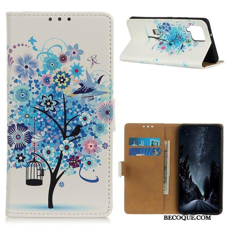 Etui Folio do Samsung Galaxy A42 5G Kwitnące Drzewo