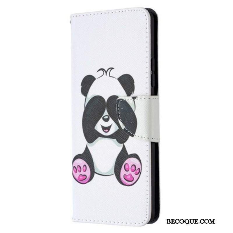 Etui Folio do Samsung Galaxy A42 5G Zabawa Pandami