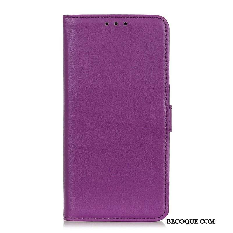 Etui Folio do Samsung Galaxy A52 4G / A52 5G / A52s 5G Tradycyjnie Liczi