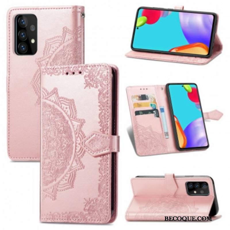 Etui Folio do Samsung Galaxy A52 4G / A52 5G / A52s 5G Średniowiecze Mandali