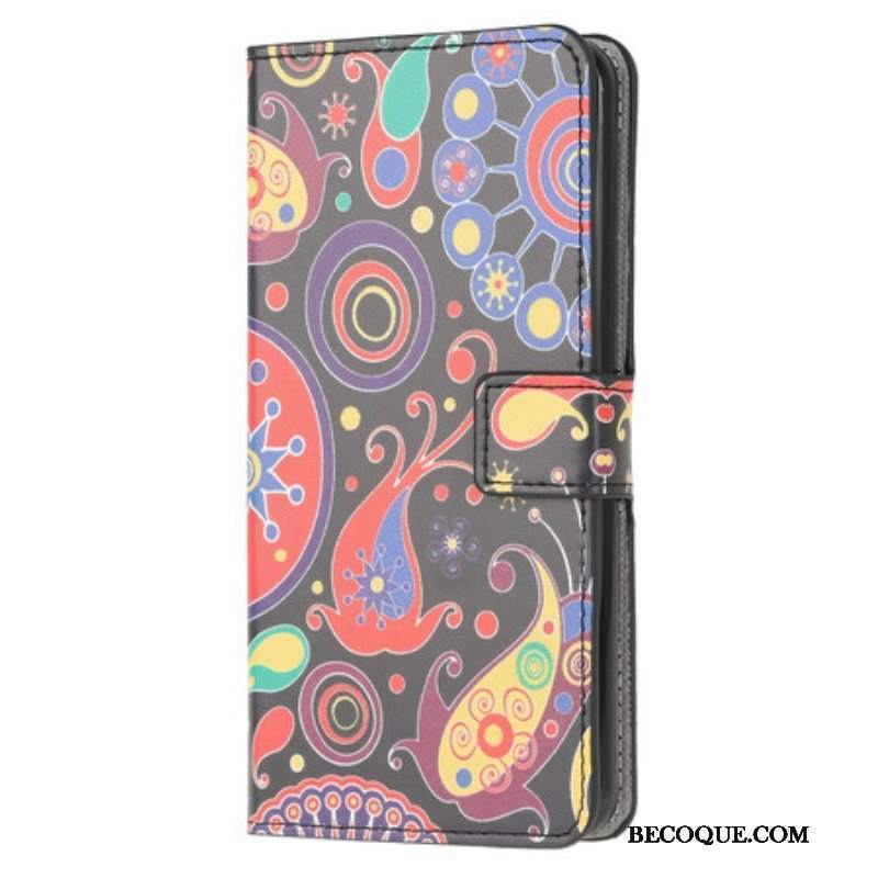 Etui Folio do Samsung Galaxy M12 / A12 Projekt Galaktyki