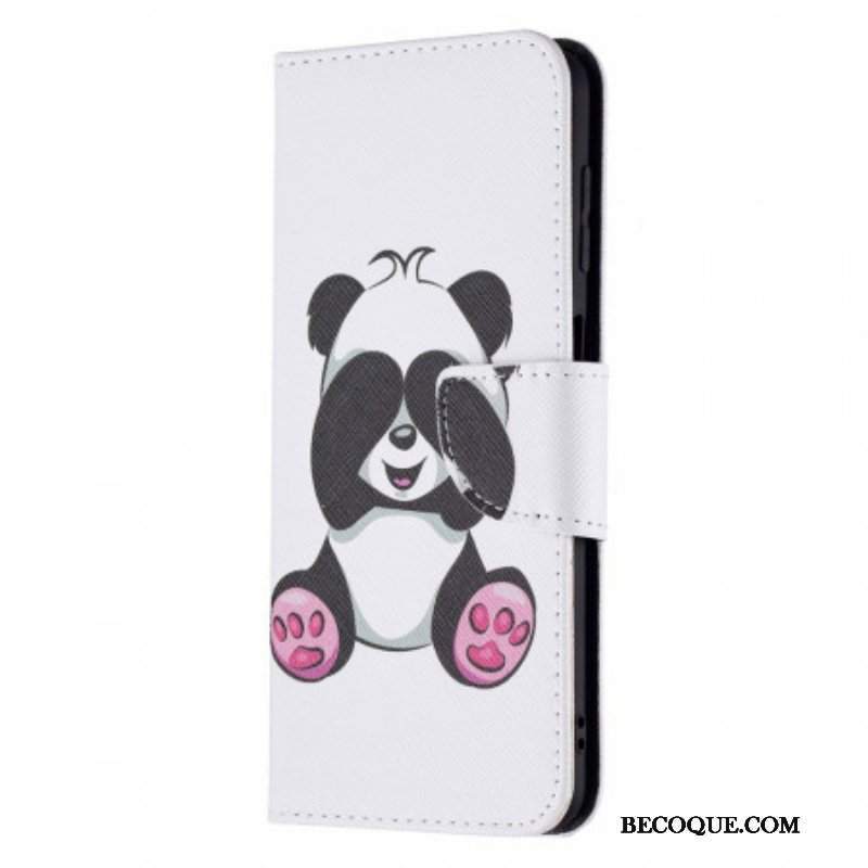 Etui Folio do Samsung Galaxy M32 Zabawa Pandami