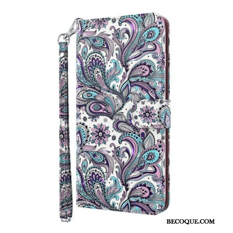 Etui Folio do Samsung Galaxy S21 5G Szykowna Koronka