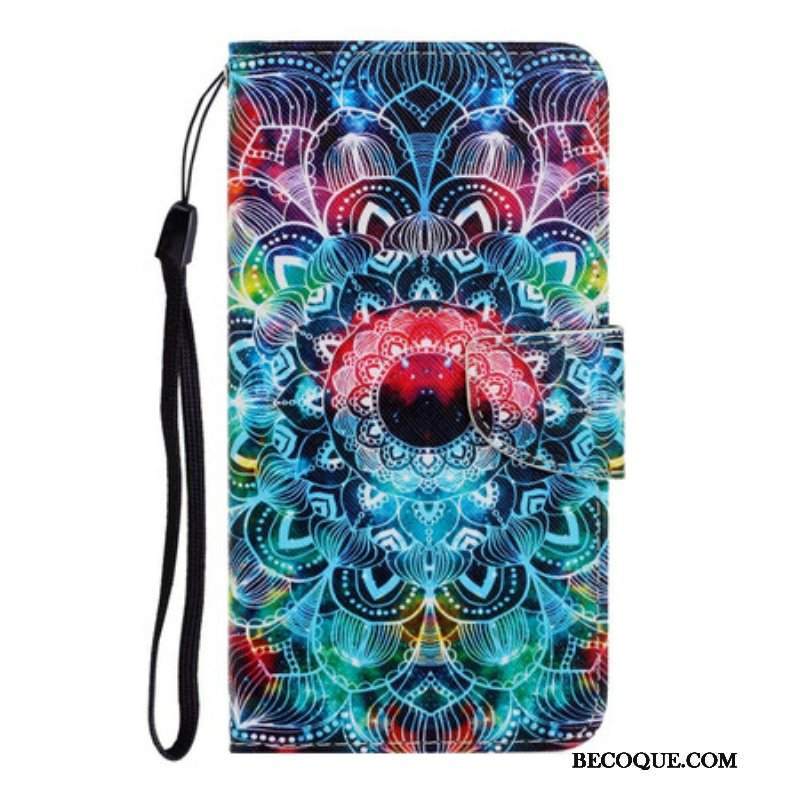 Etui Folio do Samsung Galaxy S21 FE Mandala Na Niebie