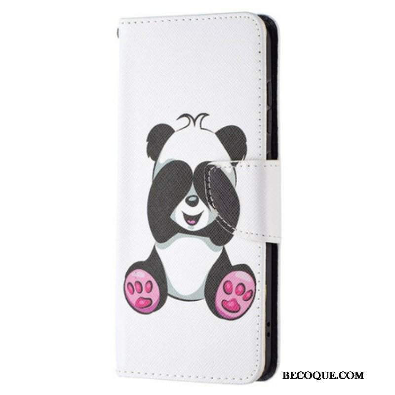 Etui Folio do Samsung Galaxy S21 FE Zabawa Pandami