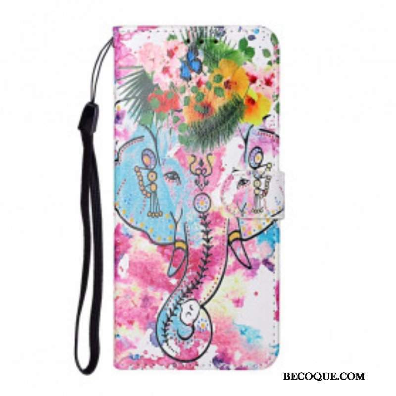 Etui Folio do Samsung Galaxy S21 Ultra 5G Król Słoń Etui Folio do Samsung Galaxy S21 Ultra 5G Król Słoń