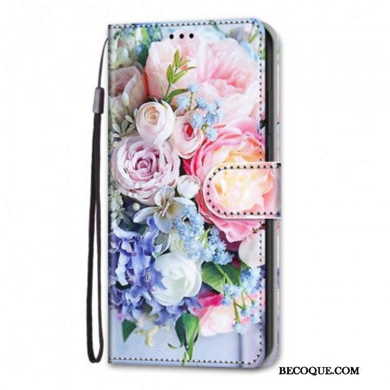 Etui Folio do Samsung Galaxy S21 Ultra 5G Kwiatowy Cud