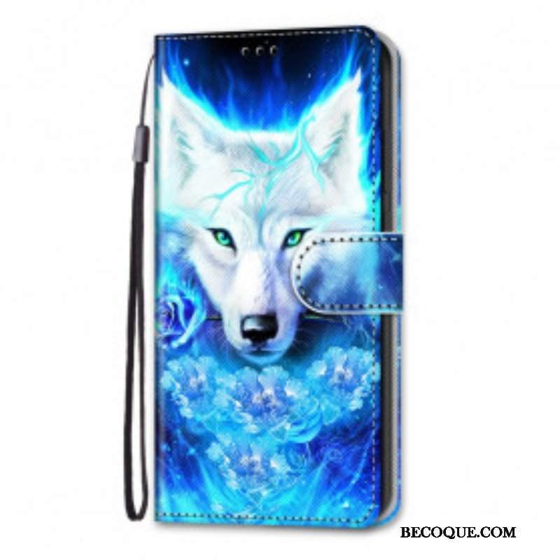 Etui Folio do Samsung Galaxy S21 Ultra 5G Magiczny Wilk