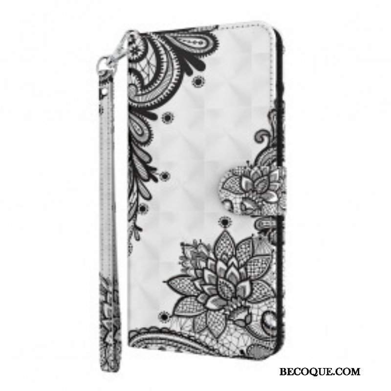 Etui Folio do Samsung Galaxy S21 Ultra 5G Szykowna Koronka