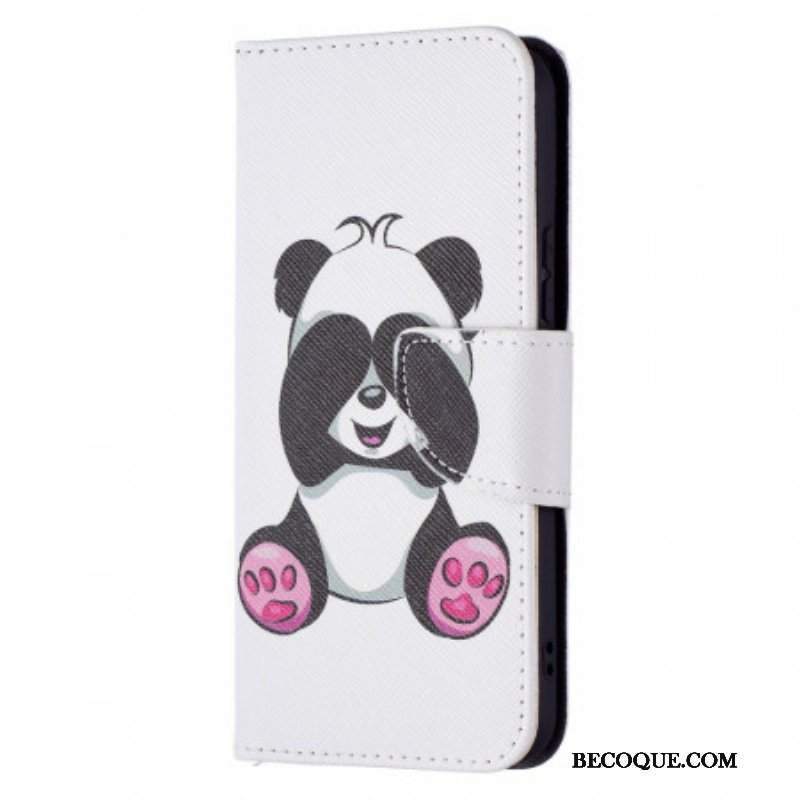 Etui Folio do Samsung Galaxy S22 5G Zabawa Pandami