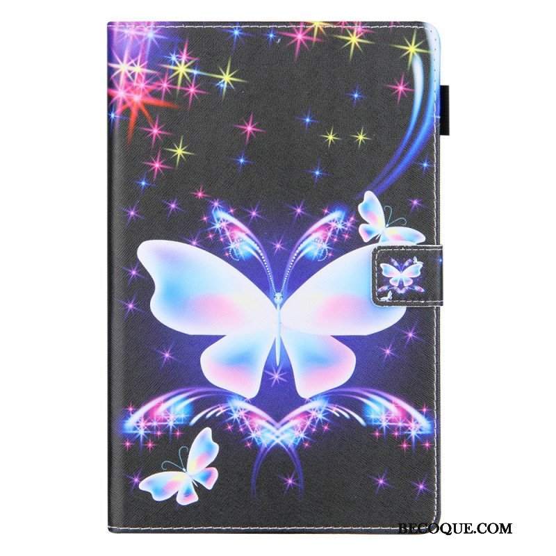 Etui Folio do Samsung Galaxy Tab A8 (2021) Wiele Motyli Etui Folio do Samsung Galaxy Tab A8 (2021) Wiele Motyli