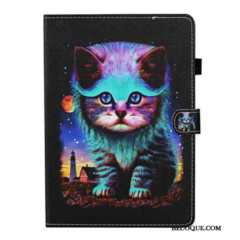 Etui Folio do Samsung Galaxy Tab S8 / Tab S7 Kot Elektryczny