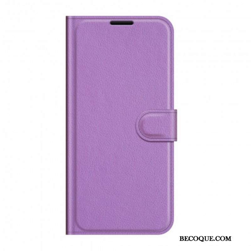 Etui Folio do Sony Xperia 1 III Klasyczny Efekt Liczi