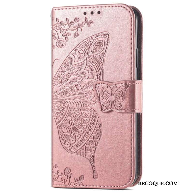 Etui Folio do Sony Xperia 1 IV Barokowy Motyl