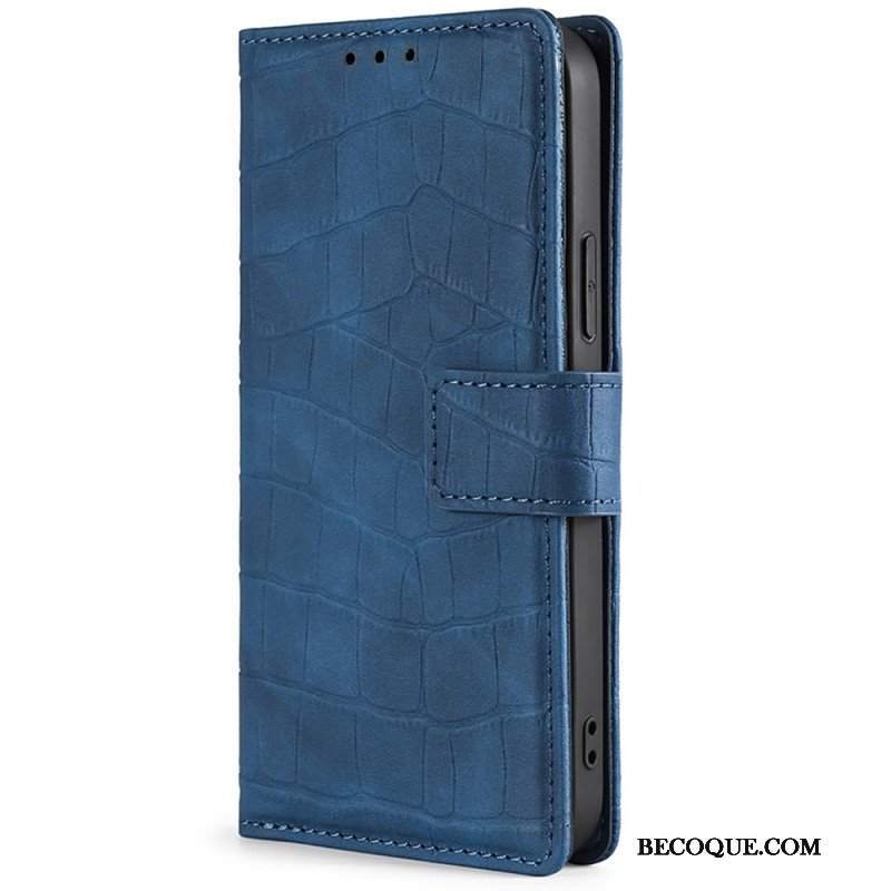 Etui Folio do Sony Xperia 1 IV Styl Krokodyla