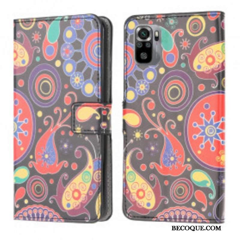 Etui Folio do Xiaomi Redmi Note 10 / 10S Projekt Galaktyki