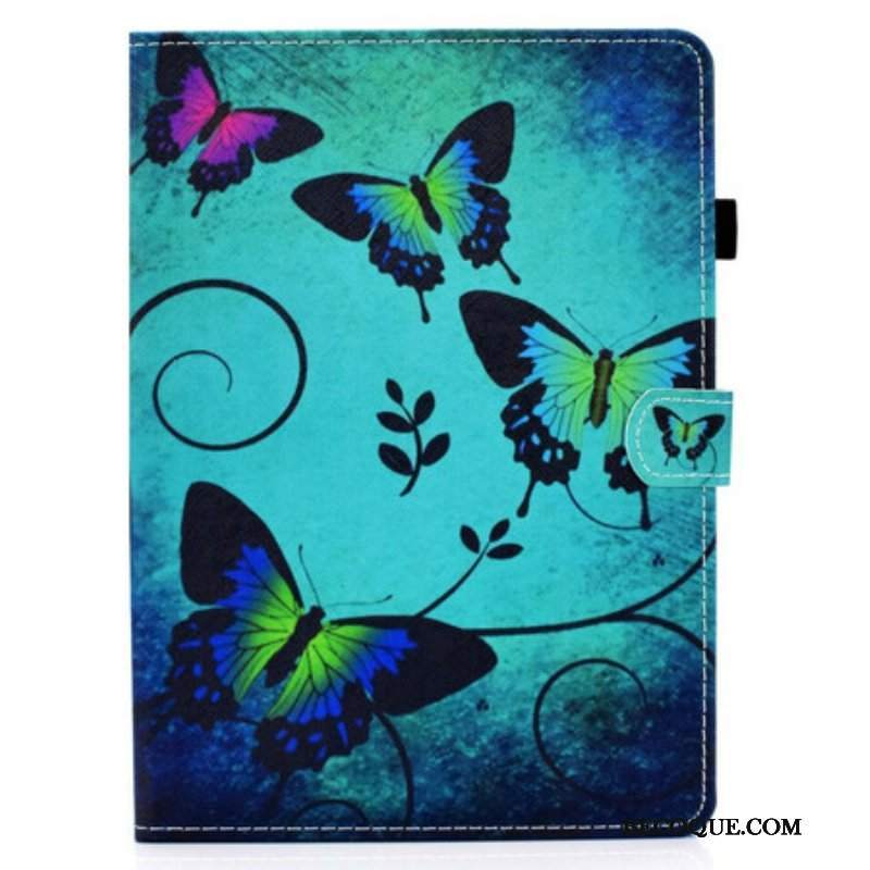 Etui Folio do iPad Pro 11" (2022) Zielone Motyle