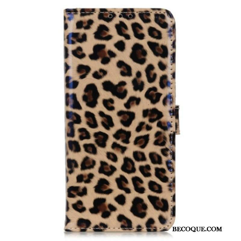 Etui Folio do iPhone 13 Pro Lampart