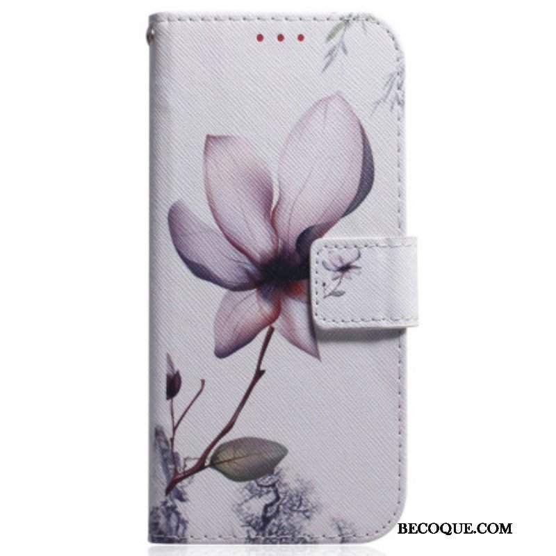 Etui Na Telefon Pokrowce do Samsung Galaxy S23 Plus 5G Różowy Kwiat