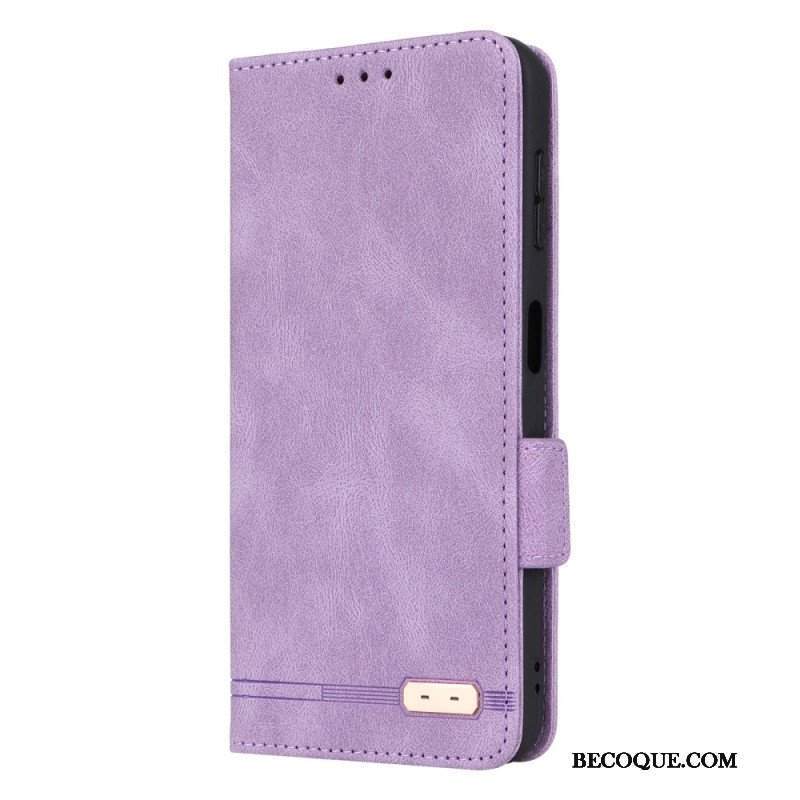 Etui Na Telefon do Samsung Galaxy A14 / A14 5G Etui Folio Rzemienna Tekstura