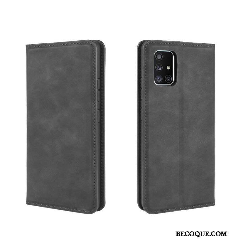 Etui Na Telefon do Samsung Galaxy A51 5G Etui Folio Efekt Miękkiej Skóry Etui Na Telefon do Samsung Galaxy A51 5G Etui Folio Efekt Miękkiej Skóry