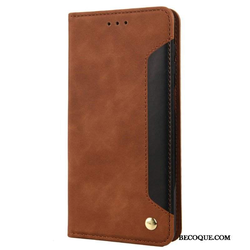 Etui Na Telefon do Samsung Galaxy M23 5G Etui Folio Podpis Dwukolorowy