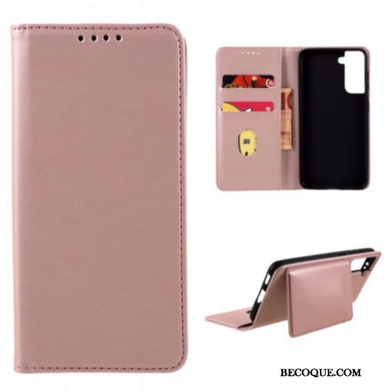 Etui Na Telefon do Samsung Galaxy S21 5G Etui Folio Stojak Na Karty