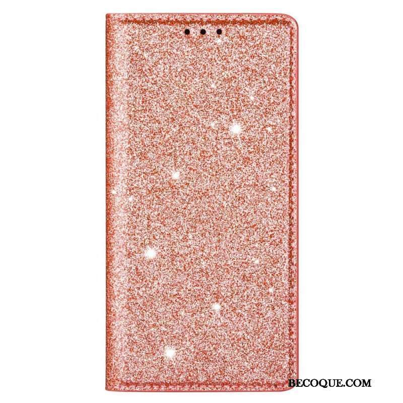 Etui Na Telefon do Samsung Galaxy S23 Plus 5G Etui Folio Cekinowy Styl