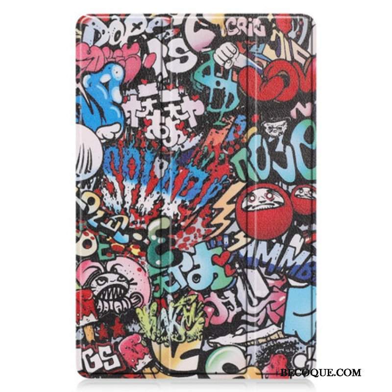 Etui Na Telefon do Samsung Galaxy Tab S8 Plus / Tab S7 Plus Pojemnik Na Ołówki Graffiti Etui Na Telefon do Samsung Galaxy Tab S8 Plus / Tab S7 Plus Pojemnik Na Ołówki Graffiti