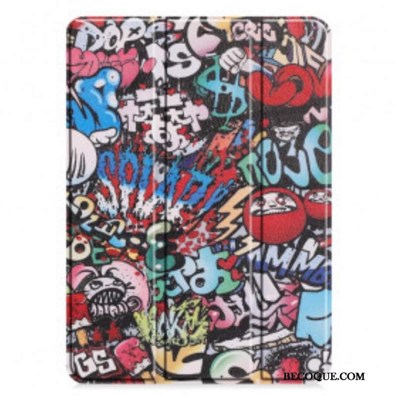 Etui Na Telefon do iPad Pro 11" (2022) Uchwyt Na Długopis Graffiti