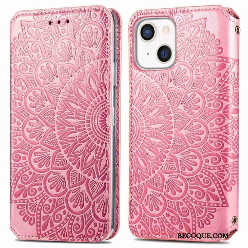 Etui Na Telefon do iPhone 14 Plus Etui Folio Mandala