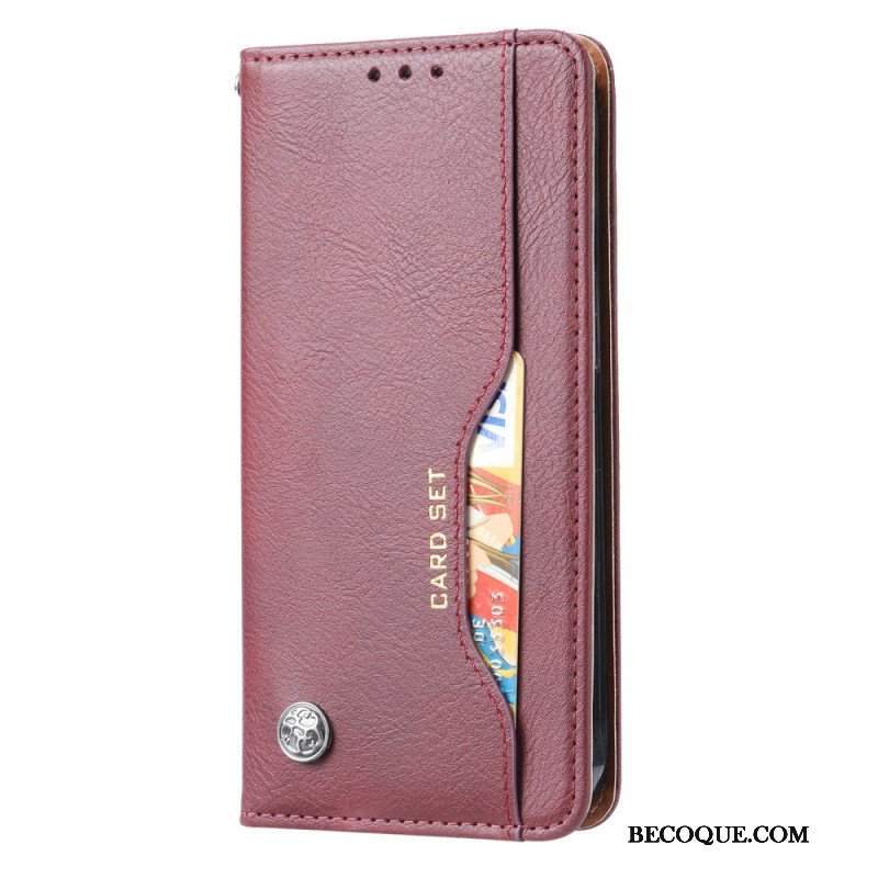 Etui Na Telefon do iPhone 15 Etui Folio Zestaw Kart