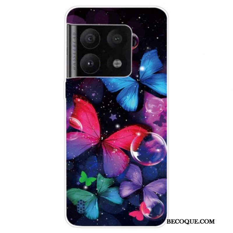 Etui do OnePlus 10 Pro 5G Elastyczne Motyle