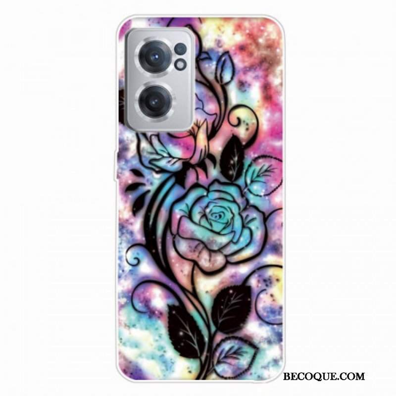 Etui do OnePlus Nord CE 2 5G Psychodeliczne Kwiaty