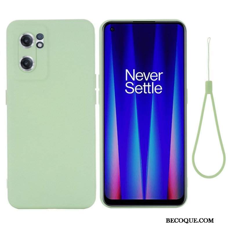 Etui do OnePlus Nord CE 2 5G Tekstura Z Mikrofibry