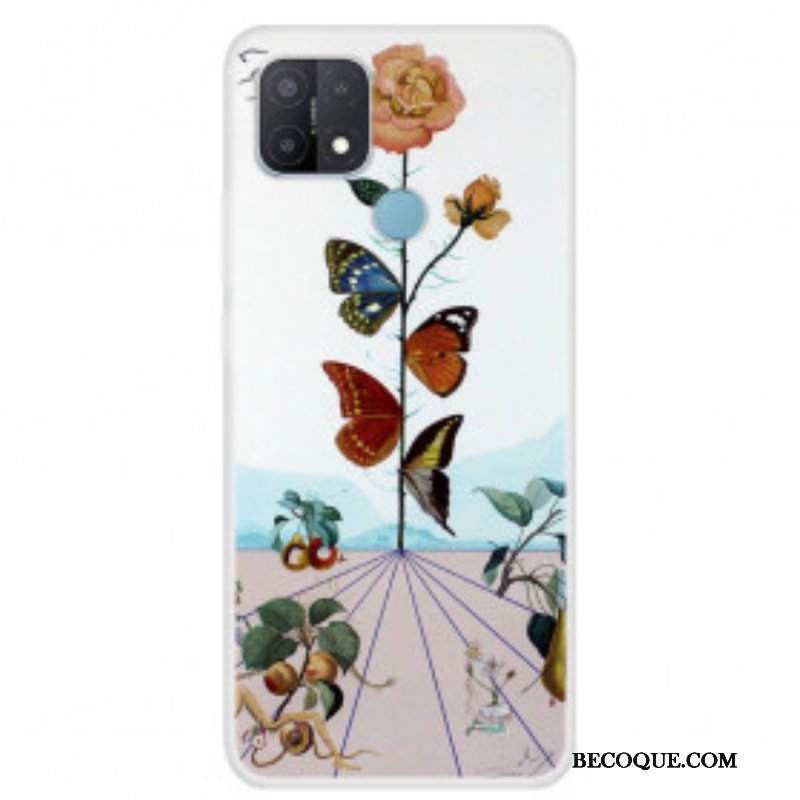 Etui do Oppo A15 Motyle Natury