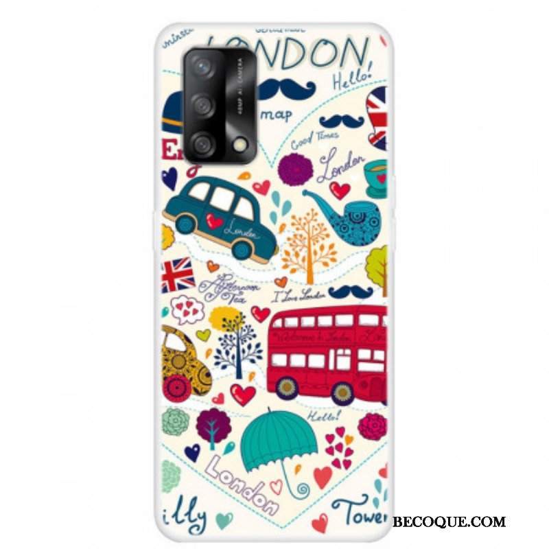 Etui do Oppo A74 4G Życie W Londynie