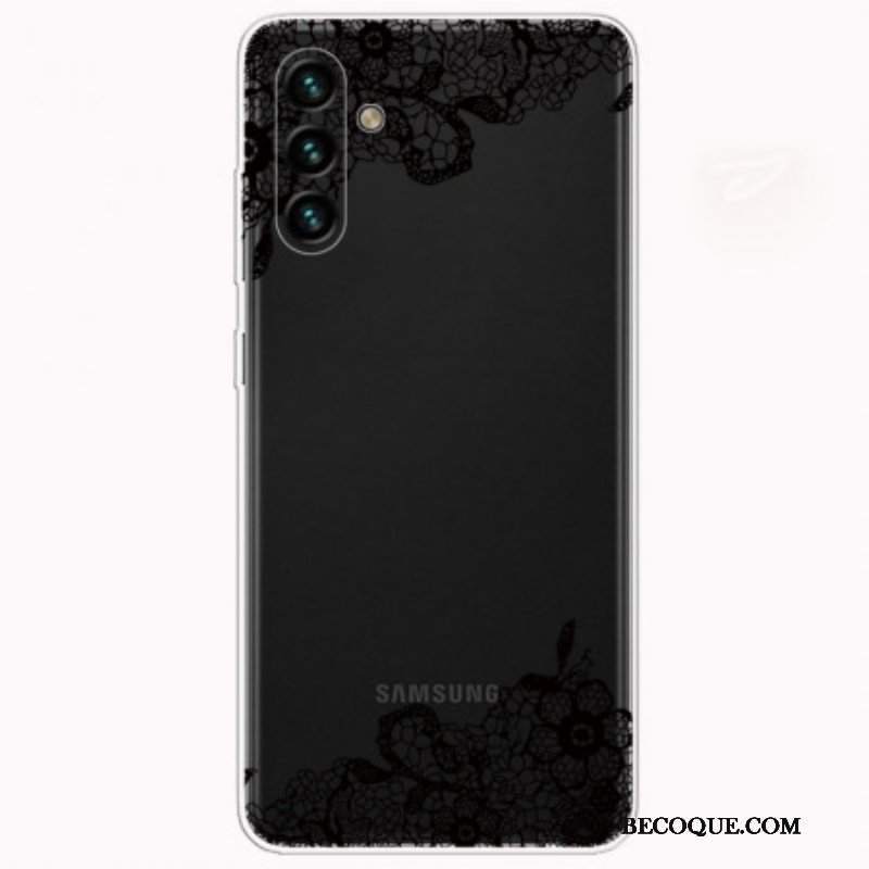 Etui do Samsung Galaxy A13 5G / A04s Delikatna Koronka