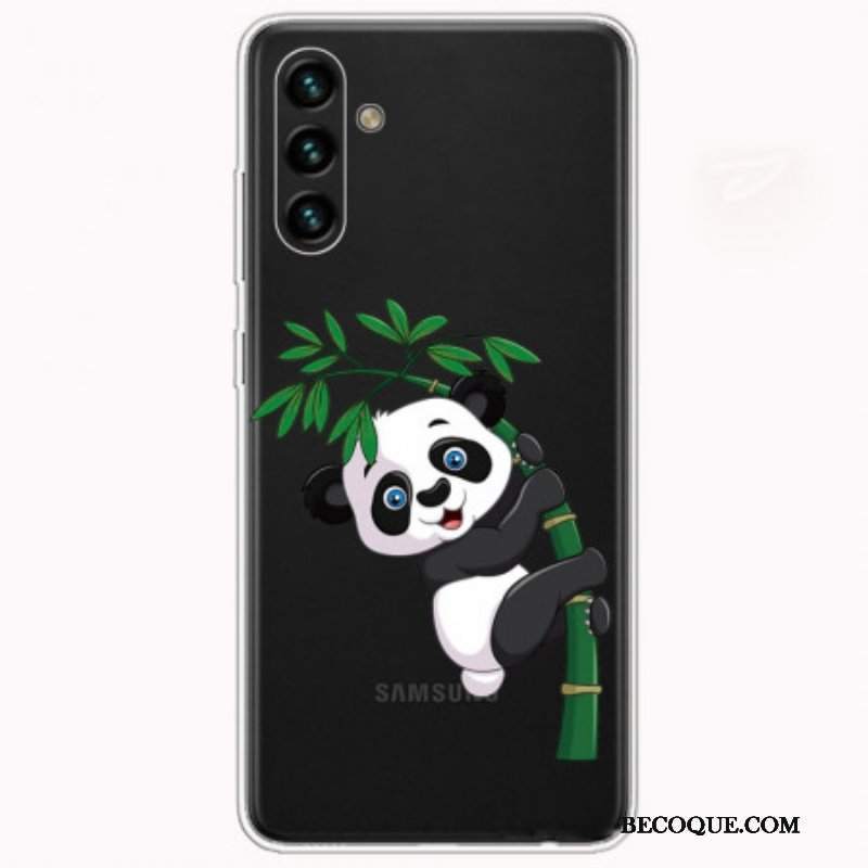 Etui do Samsung Galaxy A13 5G / A04s Panda Na Bambusie