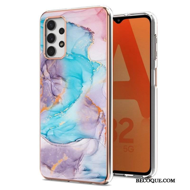 Etui do Samsung Galaxy A13 Akwarela Marmuru