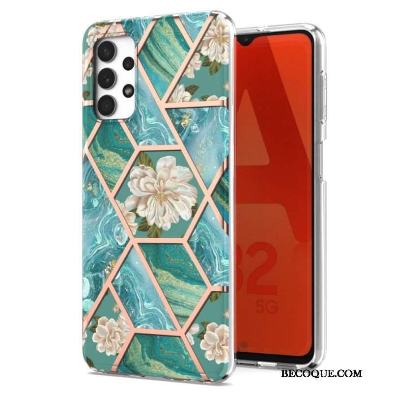 Etui do Samsung Galaxy A13 Kwiaty